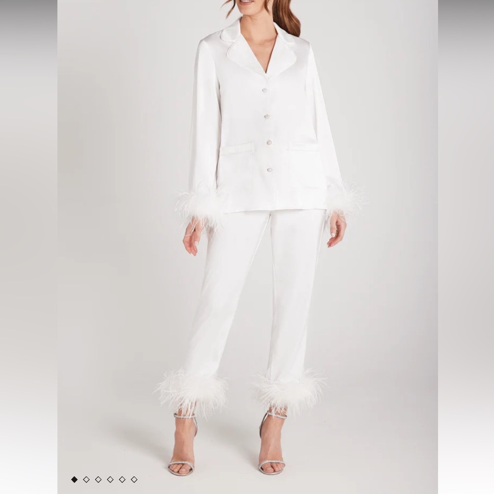 Nadine Merabi Darcie White Pajamas